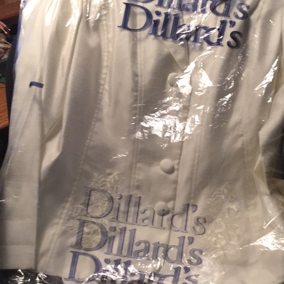 Embroidered Ivory White Suit - Bridal Wedding Suit - Picture 1 of 6